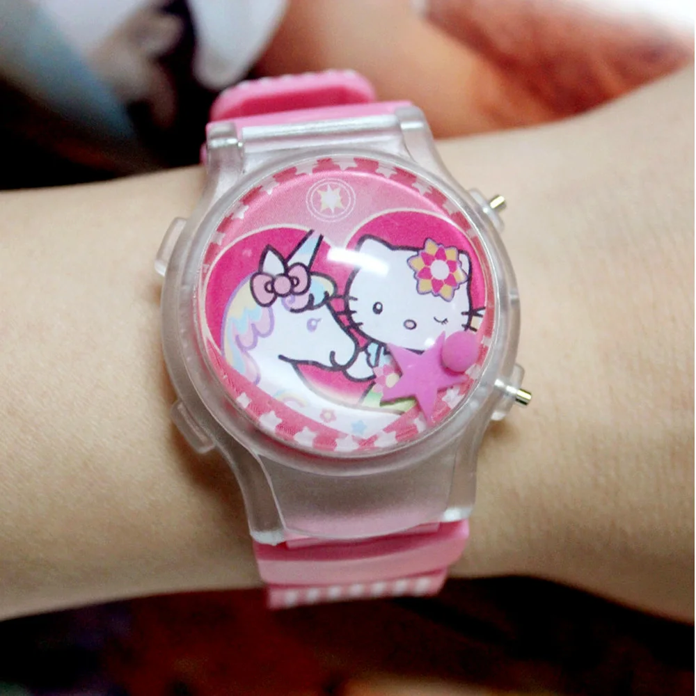 New Luminous Cat Cartoon Children's Watch Silicone LED Curved Face Watch Gift Girl Children Student Flip Watch
New Luminous Cat Cartoon Children's Watch Silicone LED Curved Face Watch Gift Girl Children Student Flip Watch