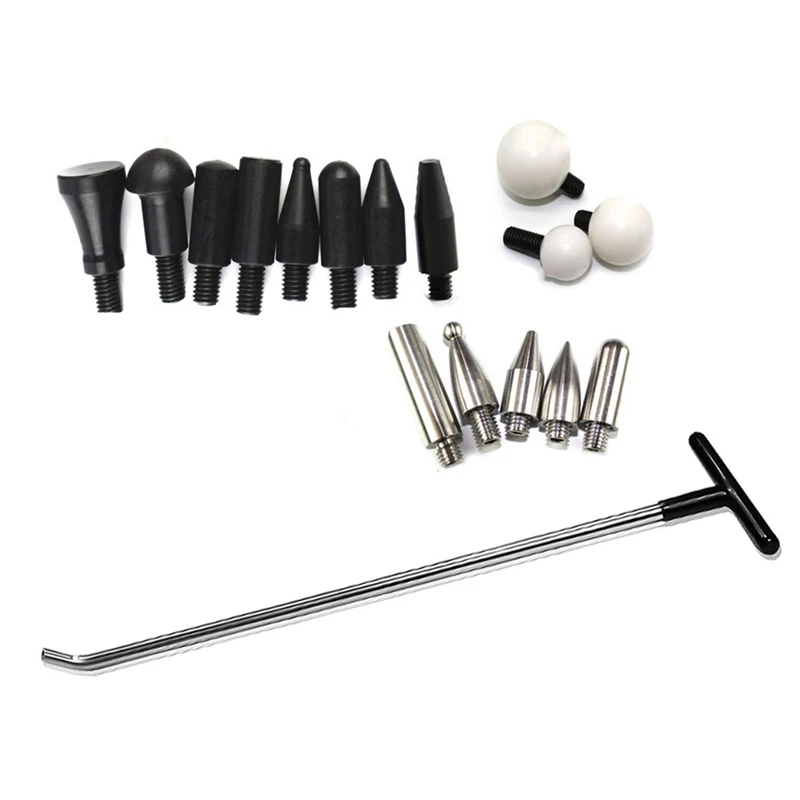 Tools Paintless Dent Repair Newly Design Rods Tools Hook Tools Push Rod with 8 Pcs Tap Down Heads (R1)
Tools Paintless Dent Repair Newly Design Rods Tools Hook Tools Push Rod with 8 Pcs Tap Down Heads (R1)