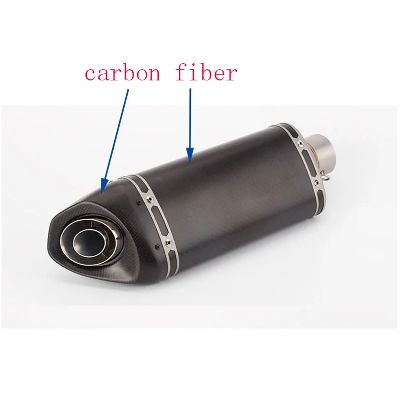 51mm universal motorcycle carbon fiber exhaust pipe muffler escape moto for CBR300 R15 V3 RC390 R3 MT07 Z900 MT09 Z800 
51mm universal motorcycle carbon fiber exhaust pipe muffler escape moto for CBR300 R15 V3 RC390 R3 MT07 Z900 MT09 Z800