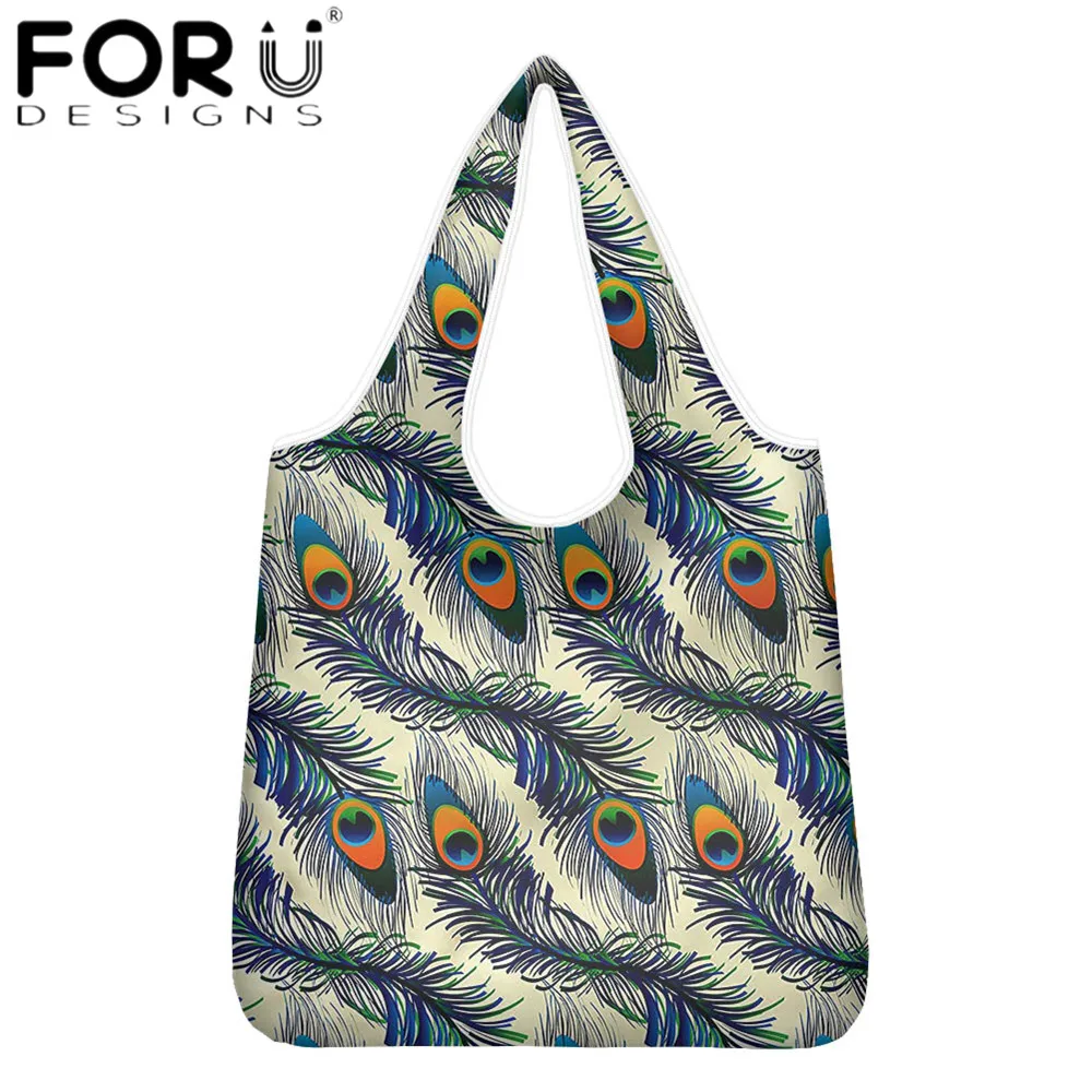 FORUDESIGNS Women Casual Foldable Shoulder Bag Peacock Feather Pattern Printing Ladies Casual Beach Handbag Large Size Storage
FORUDESIGNS Women Casual Foldable Shoulder Bag Peacock Feather Pattern Printing Ladies Casual Beach Handbag Large Size Storage