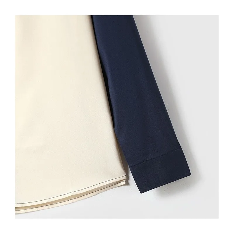 Men Shirts 2021 Spring Autumn Long-sleeved Shirt In Europe America Hot Sale Lapel Color-blocking Thin Top Men's Cardigan 
Men Shirts 2021 Spring Autumn Long-sleeved Shirt In Europe America Hot Sale Lapel Color-blocking Thin Top Men's Cardigan