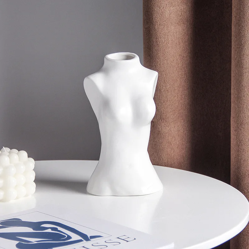 Creative vase, ceramic art, human body sculpture, table decoration flower vase nordic decoration home
Creative vase, ceramic art, human body sculpture, table decoration flower vase nordic decoration home