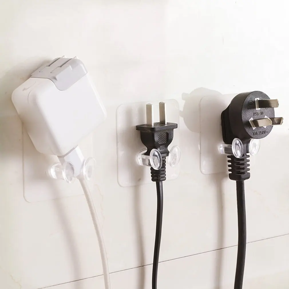 Power Plug Adhesive Hook Traceless Strong Adhesive Plastic Hanger Electric Appliance Wire Plug Holder For Kitchen Storage Rack
Power Plug Adhesive Hook Traceless Strong Adhesive Plastic Hanger Electric Appliance Wire Plug Holder For Kitchen Storage Rack