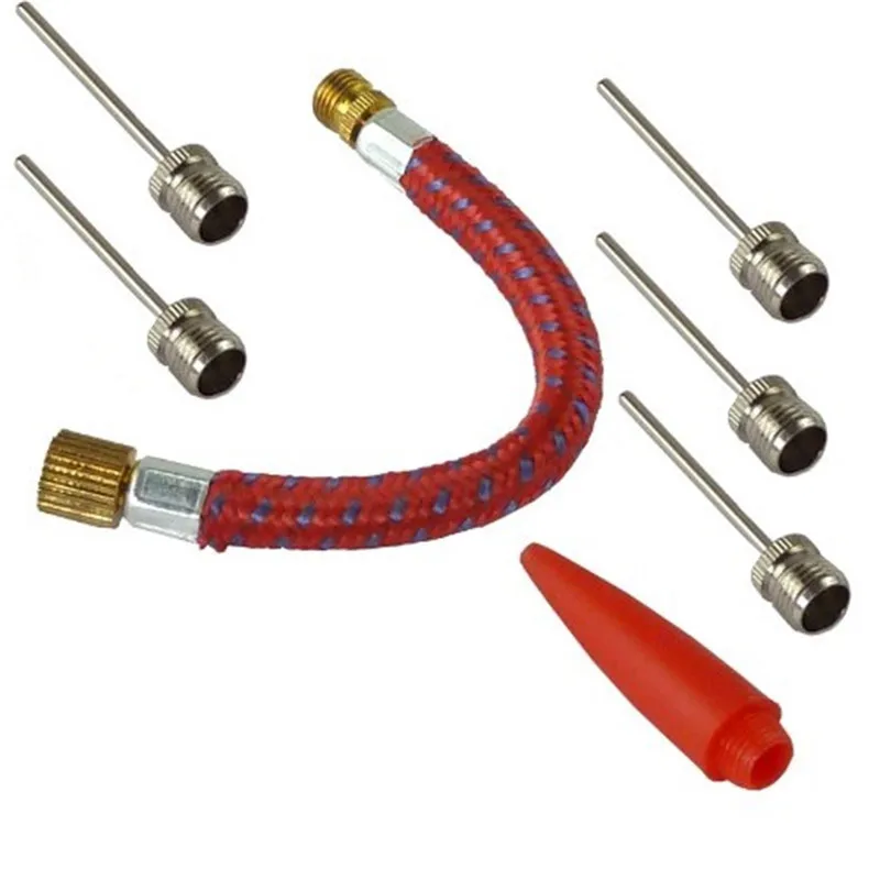 7Pcs Inflating Needle Kits Needle Hose Sports Ball Basketball Football Volleyball Bike Tire Tube Inflator Kit Air Pump Tools
7Pcs Inflating Needle Kits Needle Hose Sports Ball Basketball Football Volleyball Bike Tire Tube Inflator Kit Air Pump Tools
