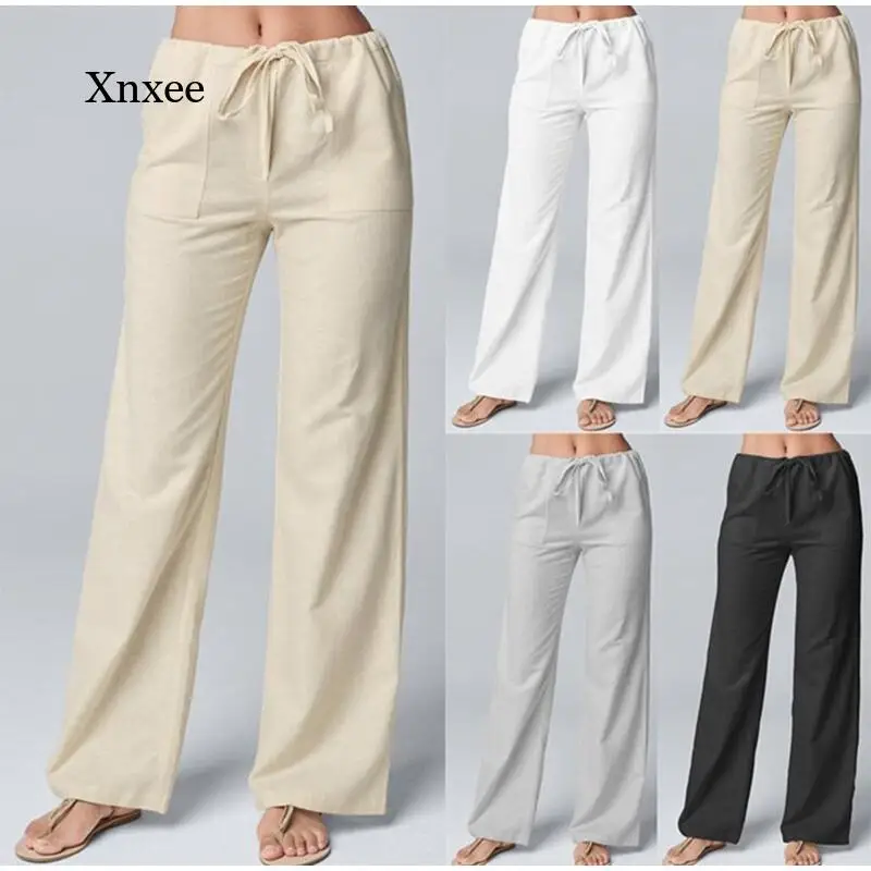 2021 Summer Solid Straight Trousers Women's Loose Casual Drawstring Elastic Waist Pant for Women New Fashion Female Pants
2021 Summer Solid Straight Trousers Women's Loose Casual Drawstring Elastic Waist Pant for Women New Fashion Female Pants