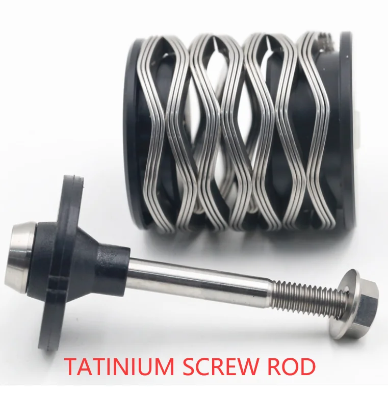 Folding Bike Parts Titanium Alloy Rear Suspension for Brompton Wave Spring Rear Shock Suspension
Folding Bike Parts Titanium Alloy Rear Suspension for Brompton Wave Spring Rear Shock Suspension