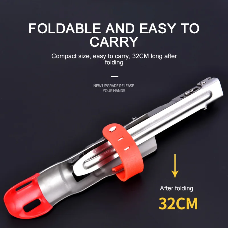New Foldable Automatic Double Spring Angle Fishing Pole Tackle Bracket Anti-Rust Steel Fishing Bracket Rod Holder Fish Tackle
New Foldable Automatic Double Spring Angle Fishing Pole Tackle Bracket Anti-Rust Steel Fishing Bracket Rod Holder Fish Tackle