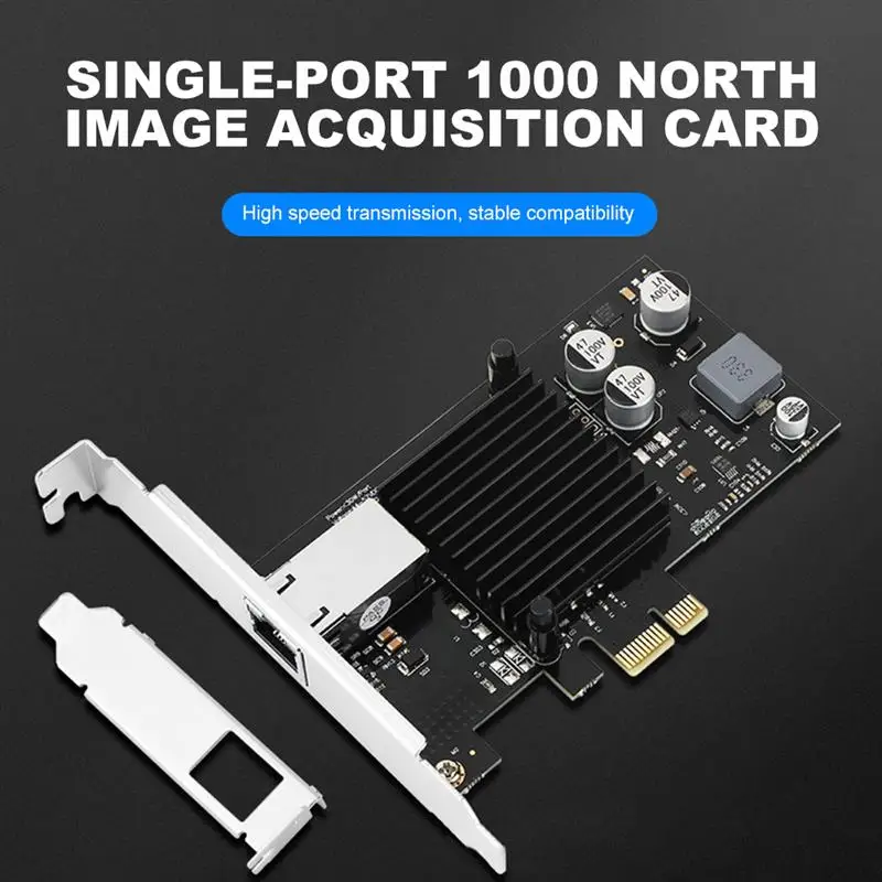 Wireless Network Card PCIEX1Single-Port Gigabit Ethernet Image Acquisition Desktop Server Network Card
Wireless Network Card PCIEX1Single-Port Gigabit Ethernet Image Acquisition Desktop Server Network Card
