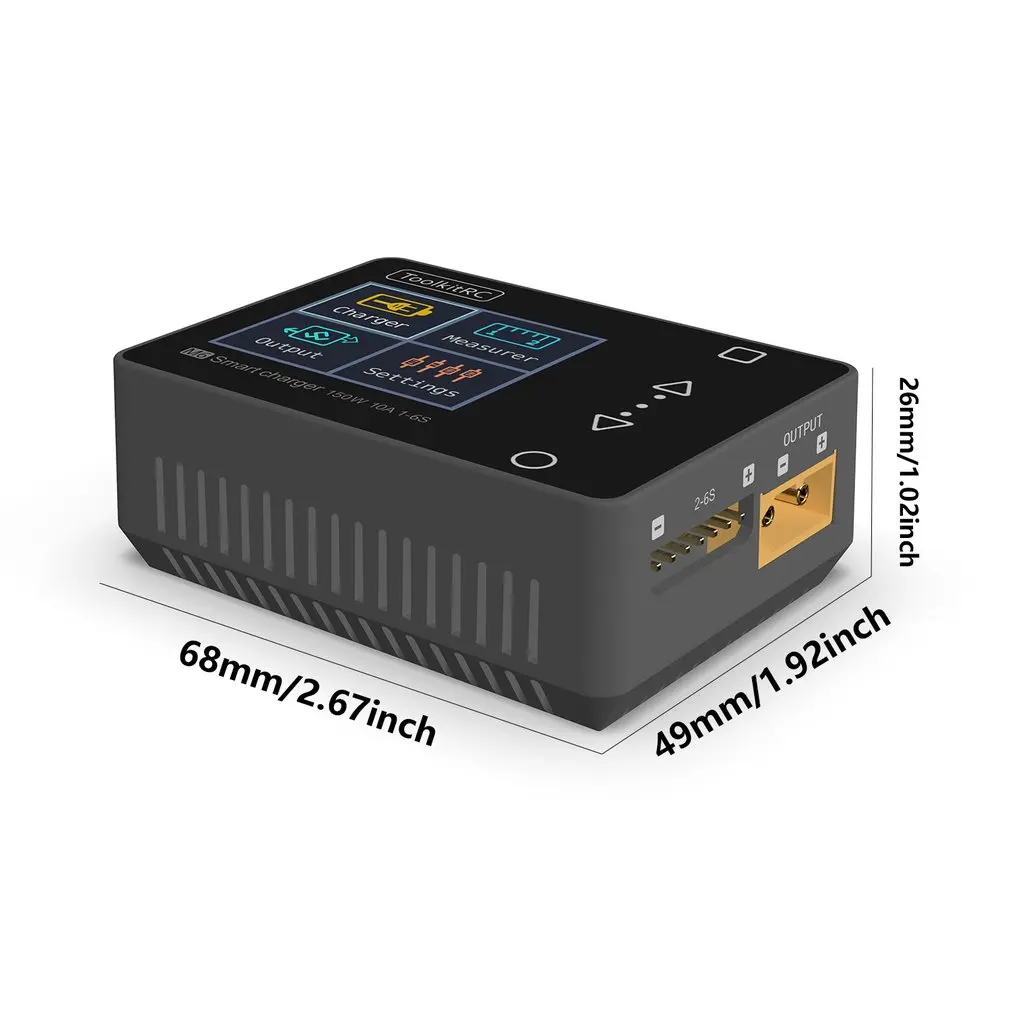 New ToolkitRC M6 Servo Tester Tool 150w 10A DC Output 1-6s Color Screen Multi-function Charger And Diagnostics 2020
New ToolkitRC M6 Servo Tester Tool 150w 10A DC Output 1-6s Color Screen Multi-function Charger And Diagnostics 2020
