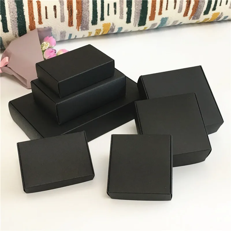 Multiple Sizes 50Pcs Black Aircraft Gift Box Cardboard Packaging Boxes Jewelry Boxes Black Handmade Soap Packaging Boxes
Multiple Sizes 50Pcs Black Aircraft Gift Box Cardboard Packaging Boxes Jewelry Boxes Black Handmade Soap Packaging Boxes