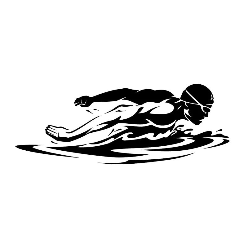 Car Sticker Swimming Butterfly Swimming Fashion PVC Waterproof and Sunscreen Car Sticker Black/silver 17.2cm * 6.4cm
Car Sticker Swimming Butterfly Swimming Fashion PVC Waterproof and Sunscreen Car Sticker Black/silver 17.2cm * 6.4cm