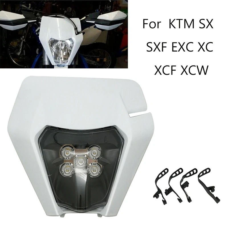 Мотоцикл Байк 6000K светодиодный головной светильник лампа для KTM SX SXF XC XCF XCW 250 300 350 450 эндуро
Мотоцикл Байк 6000K светодиодный головной светильник лампа для KTM SX SXF XC XCF XCW 250 300 350 450 эндуро