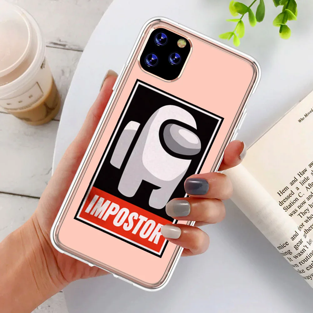 2021 Among Us Game Transparent Cartoon Silicone Soft Phone Case For iPhone 11 12 Pro Max 8 7 6 6S Plus XR X XS Max SE 2020 Cover
2021 Among Us Game Transparent Cartoon Silicone Soft Phone Case For iPhone 11 12 Pro Max 8 7 6 6S Plus XR X XS Max SE 2020 Cover