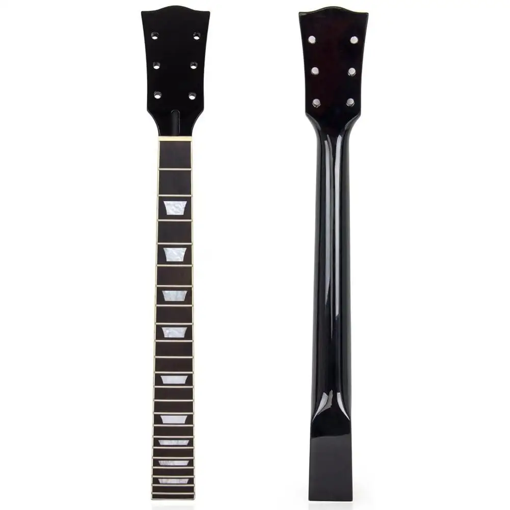 22-fret Guitar Neck Maple Wooden Rosewood Solid Black Finish Guitar Handle Neck for Electric Guitar Replacement Parts
22-fret Guitar Neck Maple Wooden Rosewood Solid Black Finish Guitar Handle Neck for Electric Guitar Replacement Parts