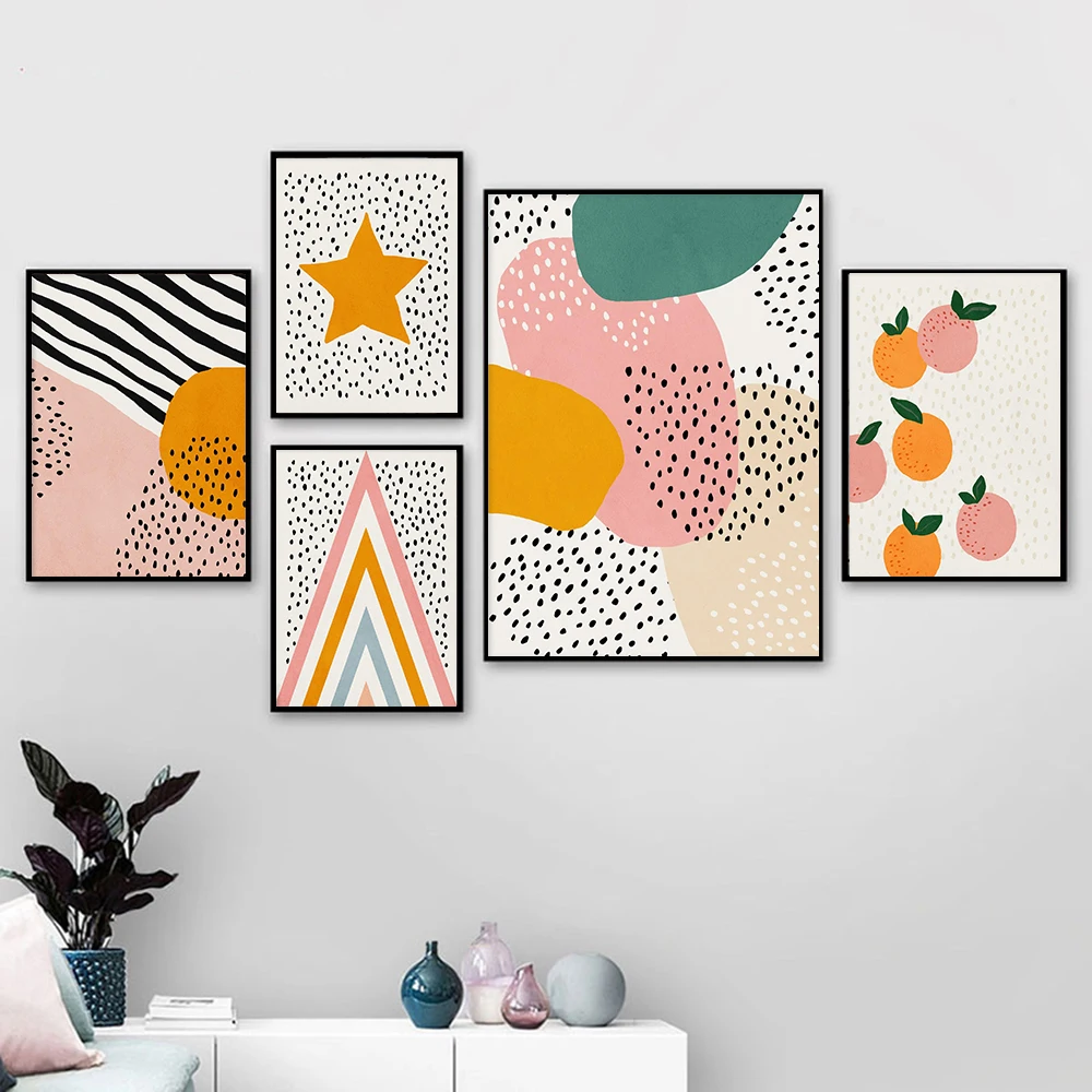 Modern Posters And Prints Color Geometric Shape Fruit Canvas Painting Wall Art Picture For Nursery Room Kids Room Decor
Modern Posters And Prints Color Geometric Shape Fruit Canvas Painting Wall Art Picture For Nursery Room Kids Room Decor