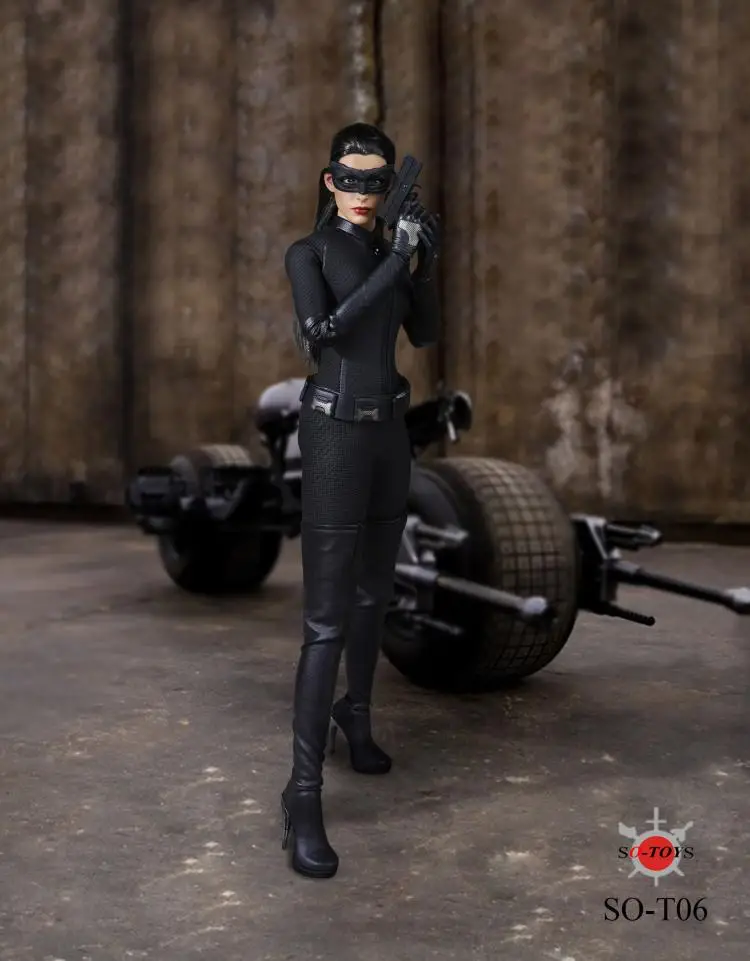 SO-T06 1/6 Scale Female Fgure Accessory Catwomen Anne Hathaway Head Sculpt with Clothes Model for 12'' Body
SO-T06 1/6 Scale Female Fgure Accessory Catwomen Anne Hathaway Head Sculpt with Clothes Model for 12'' Body