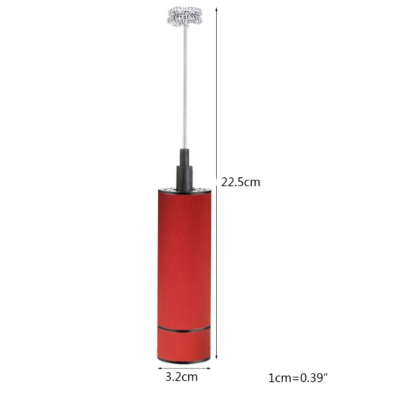 Double Spring Whisk Head Electric Milk Frother Handheld Milk Foamer Drink Mixer L69D
Double Spring Whisk Head Electric Milk Frother Handheld Milk Foamer Drink Mixer L69D