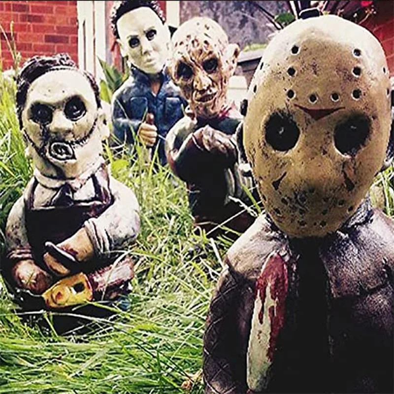 Horror Movie Garden Gnome 2021 Halloween Garden Yard Outdoor Resin Ornaments Festival Decorations Scary Doll Dwarf Gift Toy 
Horror Movie Garden Gnome 2021 Halloween Garden Yard Outdoor Resin Ornaments Festival Decorations Scary Doll Dwarf Gift Toy