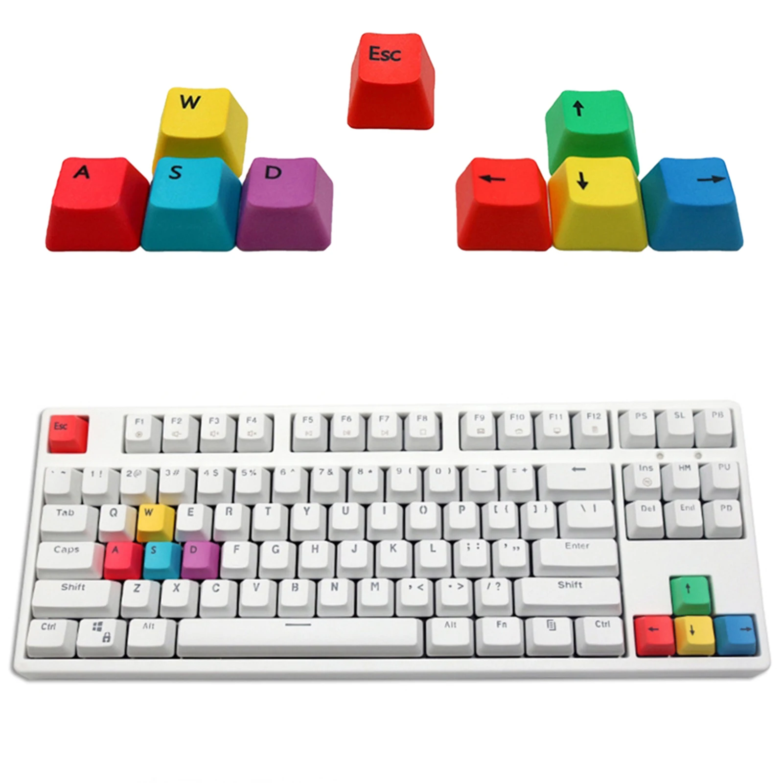 Обновленные колпачки для клавиш PBT, клавиши со стрелками, W , A , S , D для механических клавиатур, Игровая клавиатура
Обновленные колпачки для клавиш PBT, клавиши со стрелками, W , A , S , D для механических клавиатур, Игровая клавиатура