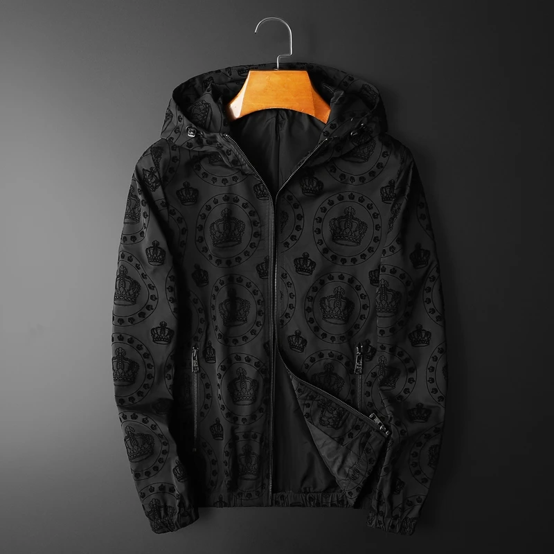 New 2021 Men luxury Rib Sleeve Embroidered Crown High couple Baseball Coats & Jackets Abstract digital coat Motor #D216
New 2021 Men luxury Rib Sleeve Embroidered Crown High couple Baseball Coats & Jackets Abstract digital coat Motor #D216