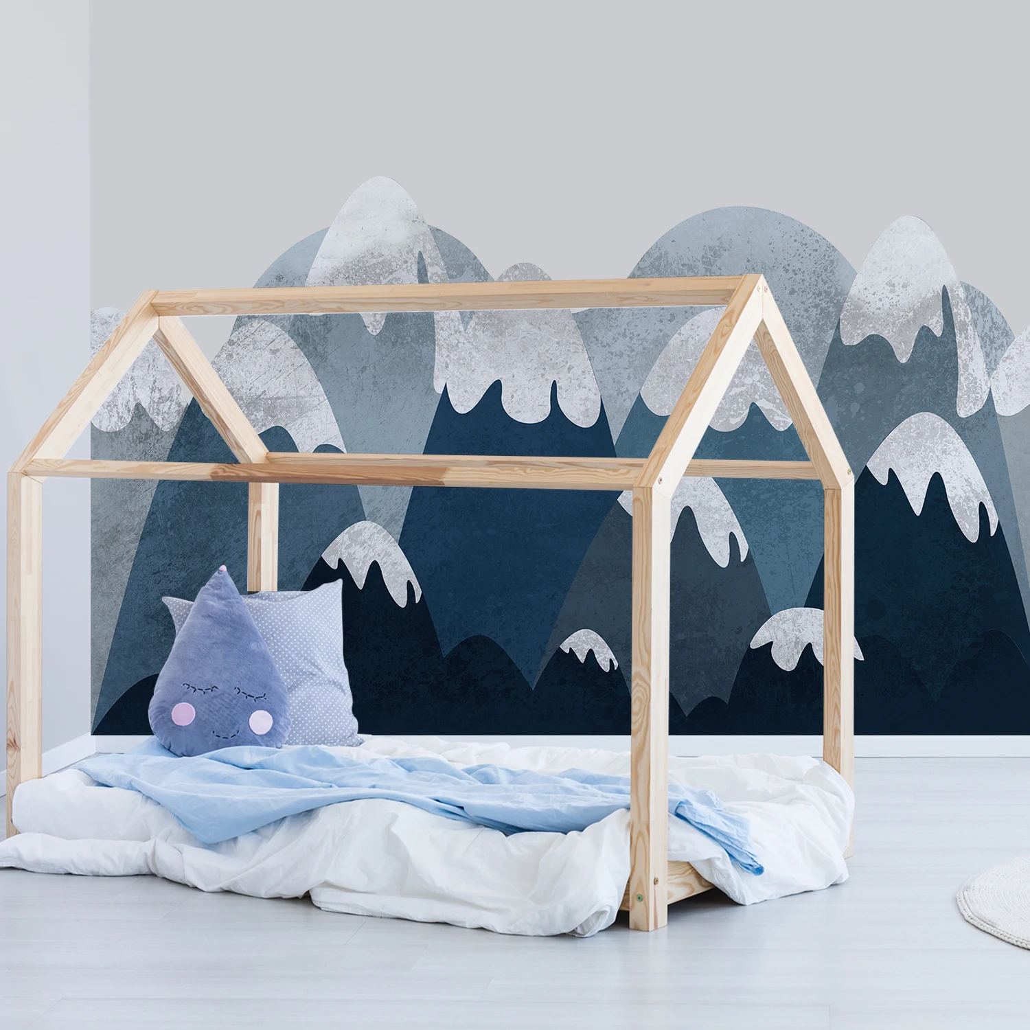 Funlife®Настенная роспись Blue Rocky Mountain, домашний декор, настенные наклейки, бесшовные водонепроницаемые, для гостиной
Funlife®Настенная роспись Blue Rocky Mountain, домашний декор, настенные наклейки, бесшовные водонепроницаемые, для гостиной