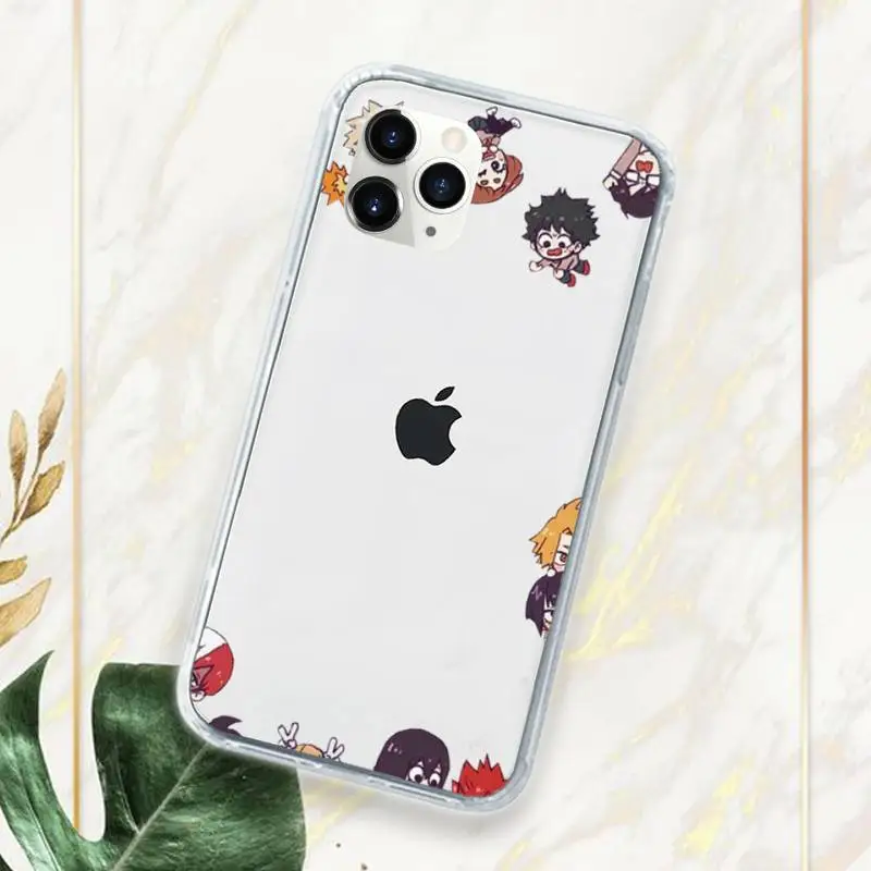 Anime My Hero Academia Phone Case Transparent for iPhone 11 12 mini pro XS MAX 7 8 6 6S Plus X 5S SE 2020 XR
Anime My Hero Academia Phone Case Transparent for iPhone 11 12 mini pro XS MAX 7 8 6 6S Plus X 5S SE 2020 XR