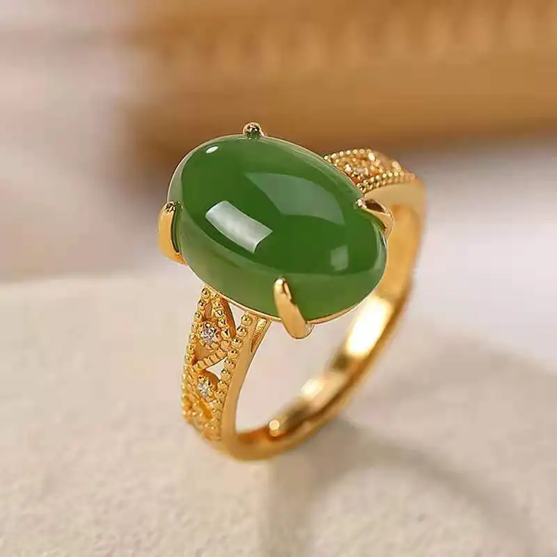 Fashion Natural Jasper S925 Sterling Silver Open Ring Fine European Style Women's Weddings Jewelry MeibaPJFS
Fashion Natural Jasper S925 Sterling Silver Open Ring Fine European Style Women's Weddings Jewelry MeibaPJFS