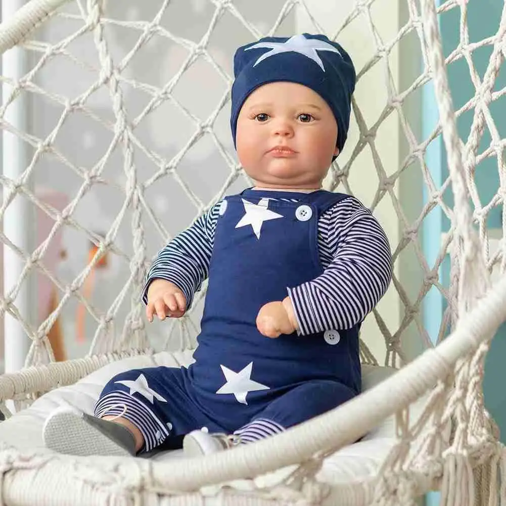 60CM Reborn Cute Doll Lifelike Silicone Body Special Design Limited Edition Vinly Silicone Lifelike Simulation Kids Playmate
60CM Reborn Cute Doll Lifelike Silicone Body Special Design Limited Edition Vinly Silicone Lifelike Simulation Kids Playmate