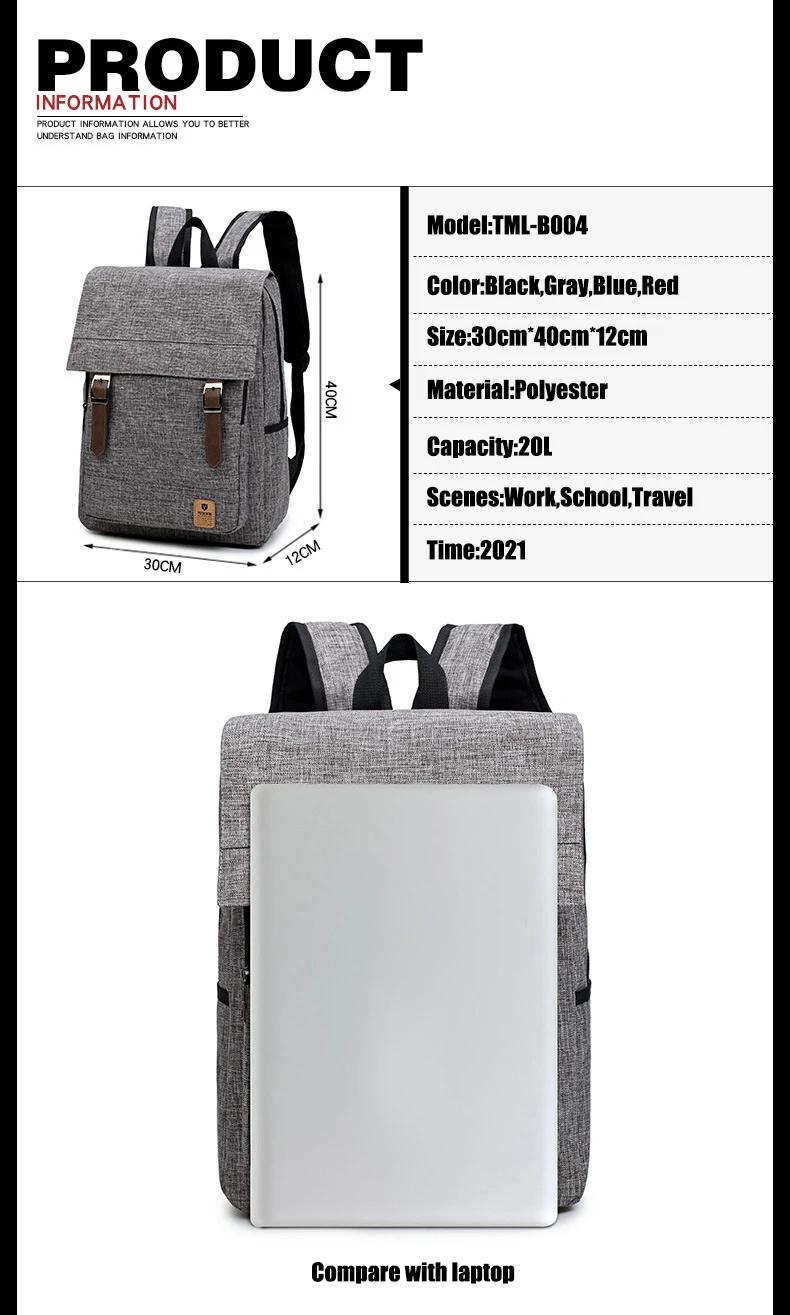 New Backpacks Bag Laptop Travel Backpack School Bag Fashion Women's Backpack Canvas Men's Backpack Waterproof Oxford
New Backpacks Bag Laptop Travel Backpack School Bag Fashion Women's Backpack Canvas Men's Backpack Waterproof Oxford
