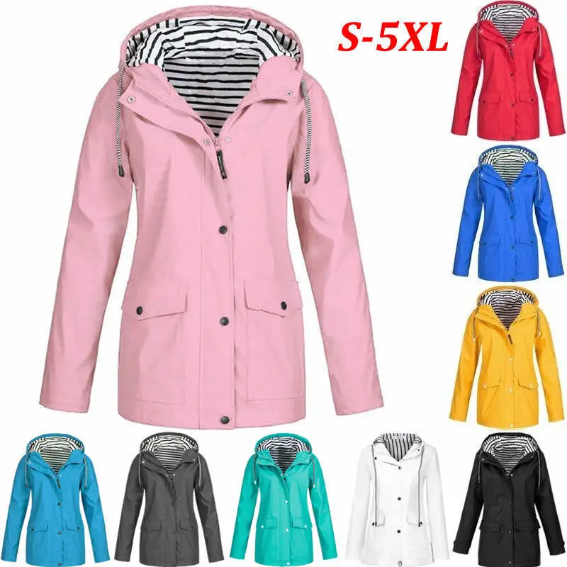 2020 Hot Autumn Winter New Waterproof Jacket Outdoor Mountaineering Jackets Women Trench Coat Casual Hooded Pockets Slim Clothes
2020 Hot Autumn Winter New Waterproof Jacket Outdoor Mountaineering Jackets Women Trench Coat Casual Hooded Pockets Slim Clothes
