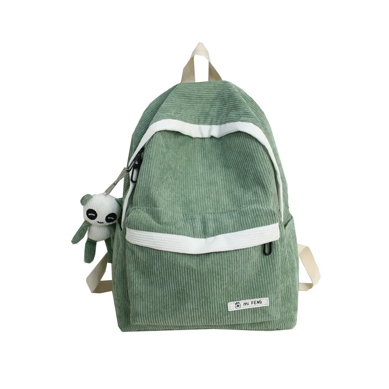 Fresh College Style Schoolbag Female Harajuku Ulzzang Middle School Students Corduroy Large Capacity Backpack Backpack
Fresh College Style Schoolbag Female Harajuku Ulzzang Middle School Students Corduroy Large Capacity Backpack Backpack