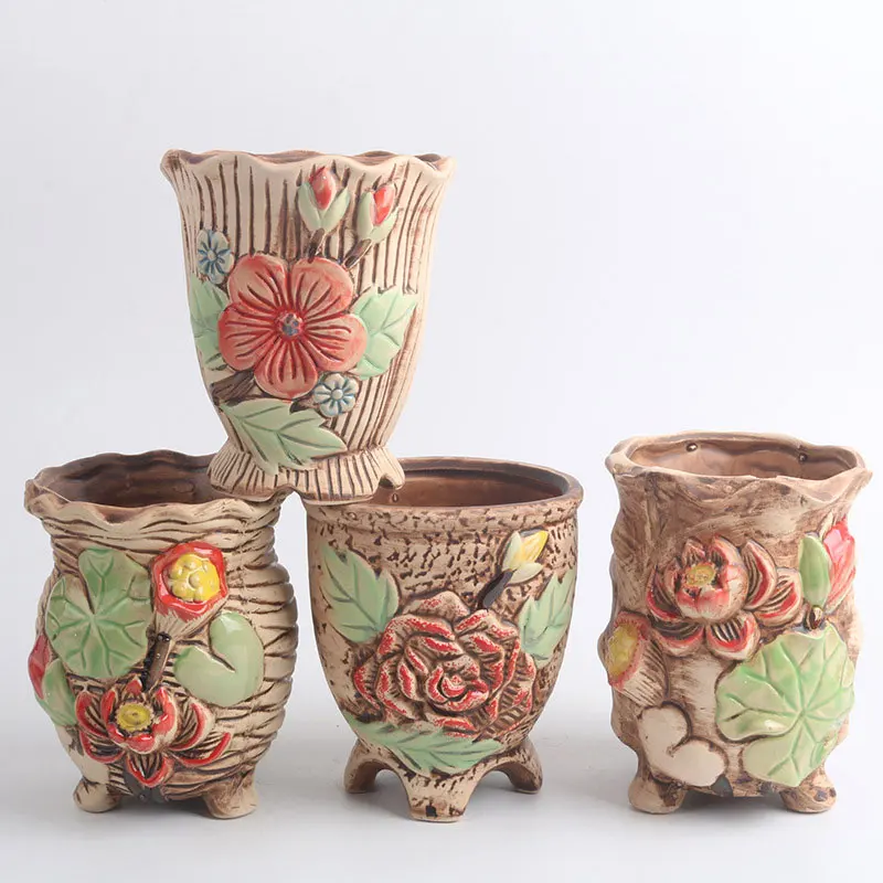 Korean Vintage Green Plants Succulent Flowerpot Large Diameter Pastoral Hand Painted Simple Stoneware Flowerpot Home Garden
Korean Vintage Green Plants Succulent Flowerpot Large Diameter Pastoral Hand Painted Simple Stoneware Flowerpot Home Garden