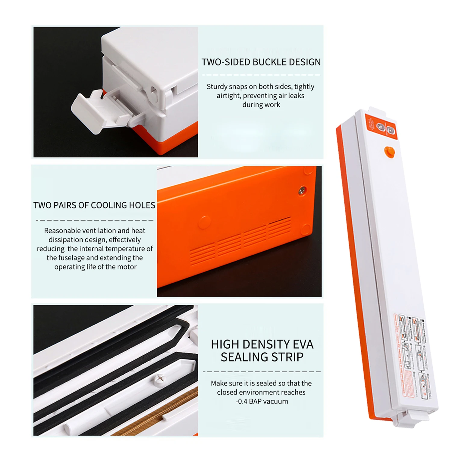110/220V Electric Vacuum Sealer Packaging Machine For Kitchen Food Saver Bags Househeld Food Preservation Vacuum Food Sealer
110/220V Electric Vacuum Sealer Packaging Machine For Kitchen Food Saver Bags Househeld Food Preservation Vacuum Food Sealer