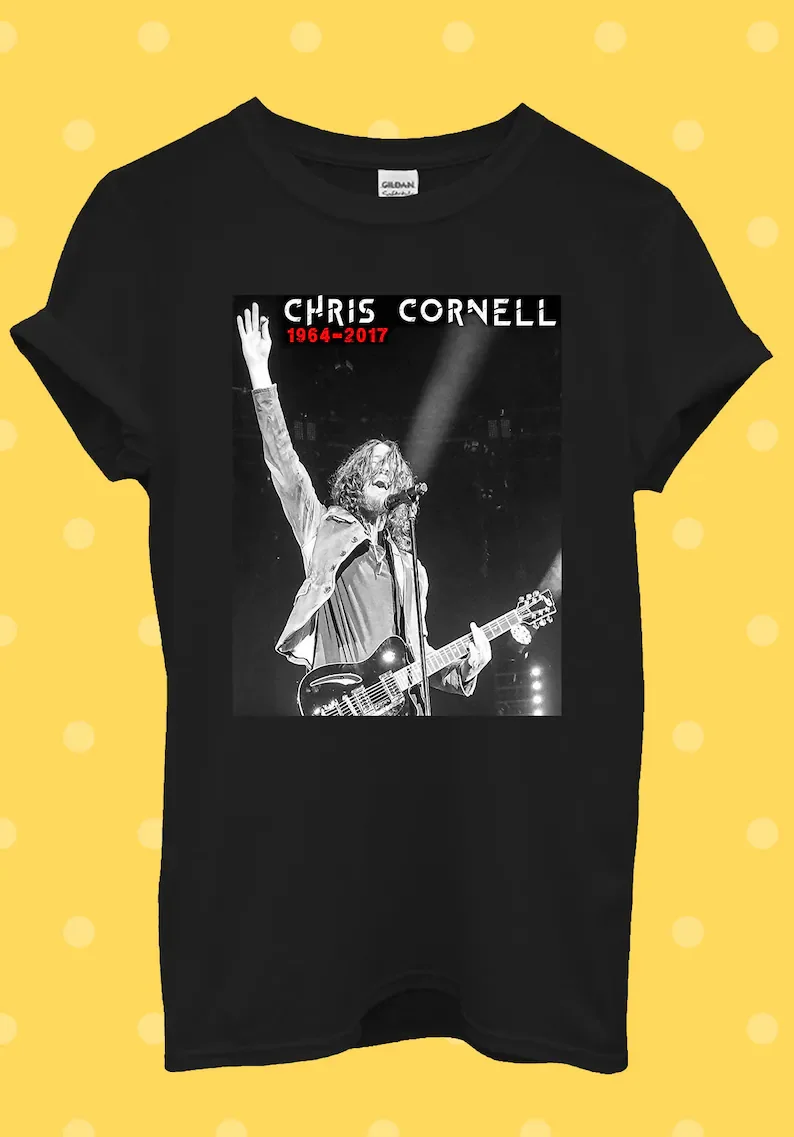 Chris Cornell 1964-2017 R.I.P T Shirt Men Women Oversized T-shirt For Men 
Chris Cornell 1964-2017 R.I.P T Shirt Men Women Oversized T-shirt For Men