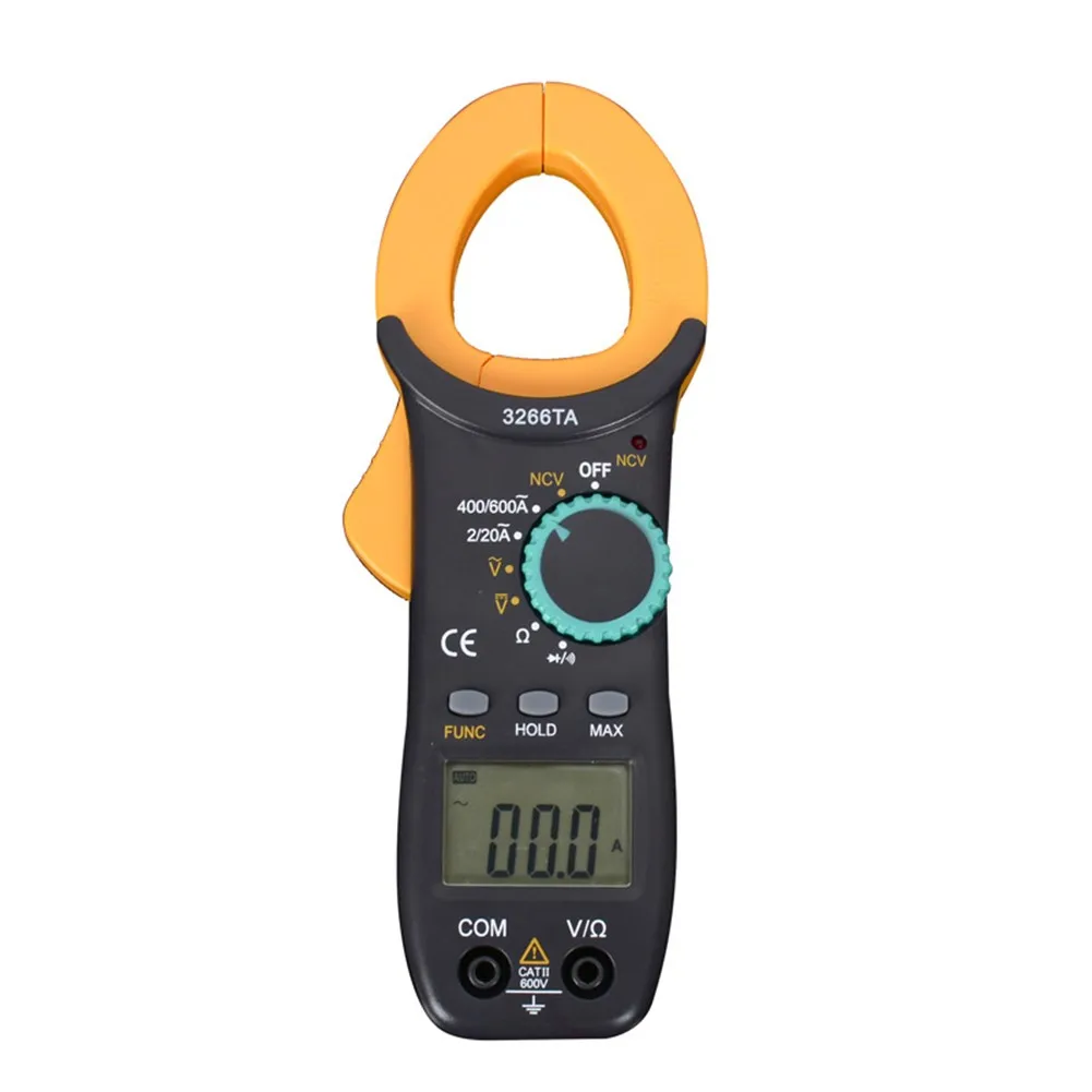 3266TA Professional Digital Multimeter Tester AC DC Volt Ohm Amp Clamp Meter Auto Range LCD Handheld Pliers Ammeter Voltmeter
3266TA Professional Digital Multimeter Tester AC DC Volt Ohm Amp Clamp Meter Auto Range LCD Handheld Pliers Ammeter Voltmeter