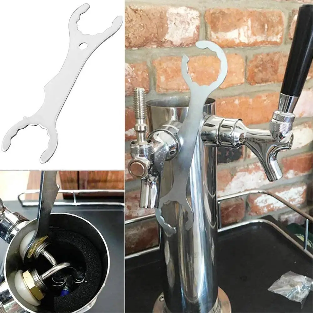 1Pc Spanner Wrench Steel beer tower spanner For Keg Tower Parts Faucet Homebrew Beer Tools Draft Y4F8
1Pc Spanner Wrench Steel beer tower spanner For Keg Tower Parts Faucet Homebrew Beer Tools Draft Y4F8