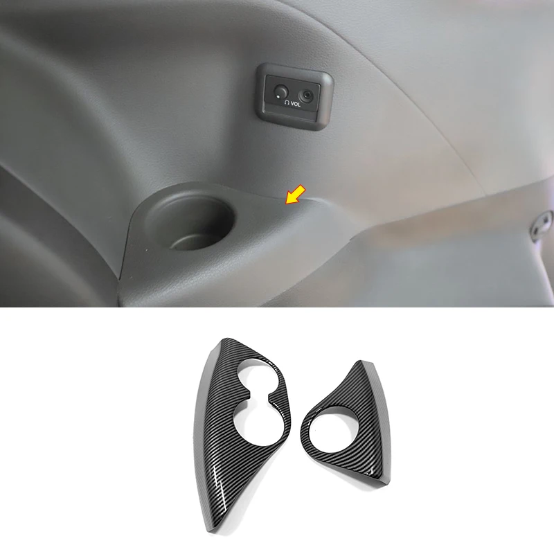ABS Carbon fiber For Toyota SIENNA 2021 2022 LHD Accessories Car Third row water cup frame Decoration Cover Trim Sticker 2PCS
ABS Carbon fiber For Toyota SIENNA 2021 2022 LHD Accessories Car Third row water cup frame Decoration Cover Trim Sticker 2PCS