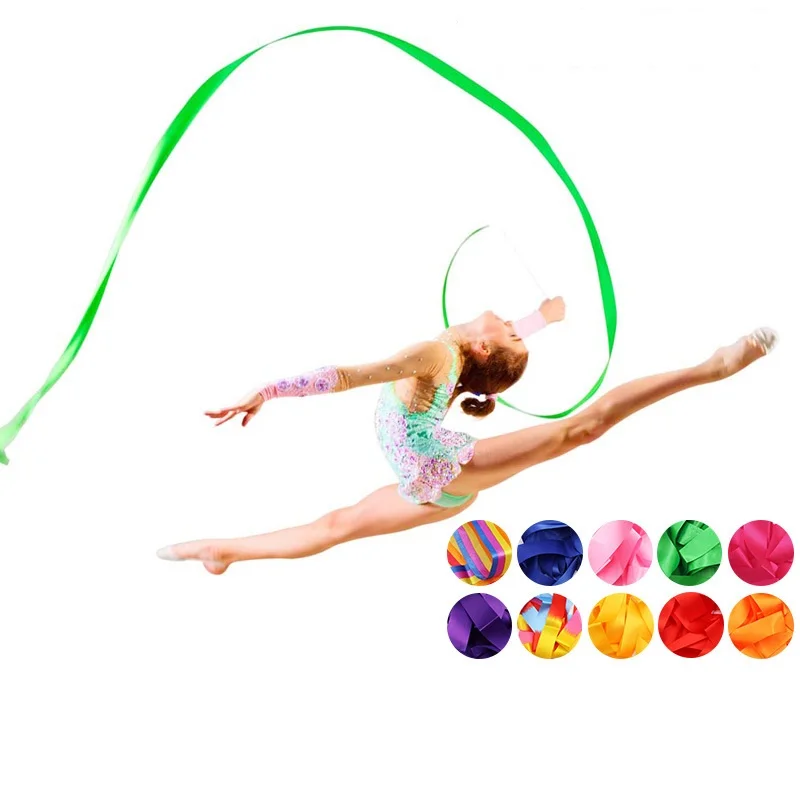 1M/2M/4M/6M Colorful Gym Ribbons Dance Ribbon Rhythmic Art Gymnastics Ballet Streamer Twirling Rod Rainbow Stick Training
1M/2M/4M/6M Colorful Gym Ribbons Dance Ribbon Rhythmic Art Gymnastics Ballet Streamer Twirling Rod Rainbow Stick Training
