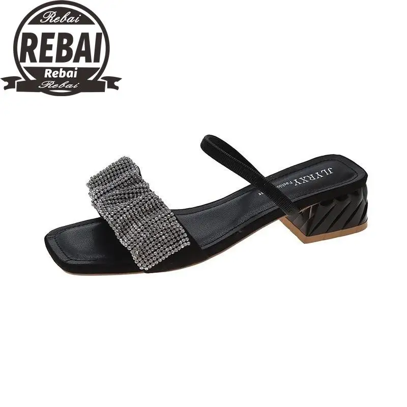 Rimocy Summer Crystal Super High Heels Sandals Women Square Toe Metal Stiletto Heel Sandalias Mujer Sexy Party Shoes Slippers
Rimocy Summer Crystal Super High Heels Sandals Women Square Toe Metal Stiletto Heel Sandalias Mujer Sexy Party Shoes Slippers