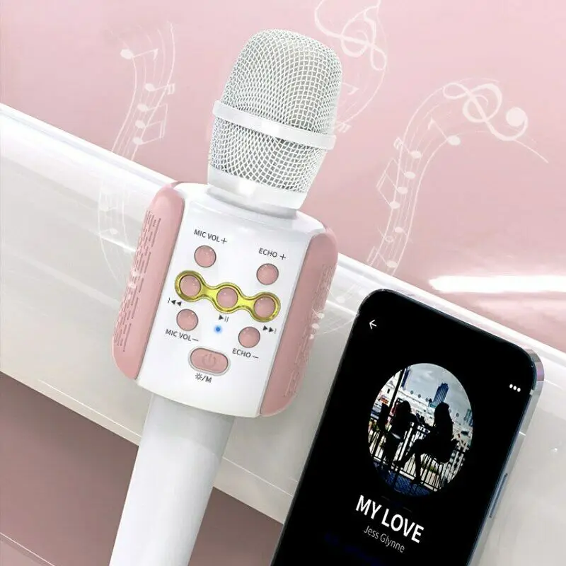 Portable Professional Bluetooth-compatible Wireless Mic Handheld Karaoke Mic USB Mini Home KTV For Music Speaker Player Singing
Portable Professional Bluetooth-compatible Wireless Mic Handheld Karaoke Mic USB Mini Home KTV For Music Speaker Player Singing