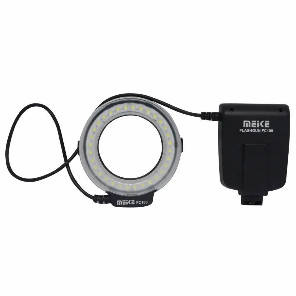 Meike FC100S LED Макро Кольцевая вспышка 5500K GN15 светильник боров для камер Sony DSLR
Meike FC100S LED Макро Кольцевая вспышка 5500K GN15 светильник боров для камер Sony DSLR
