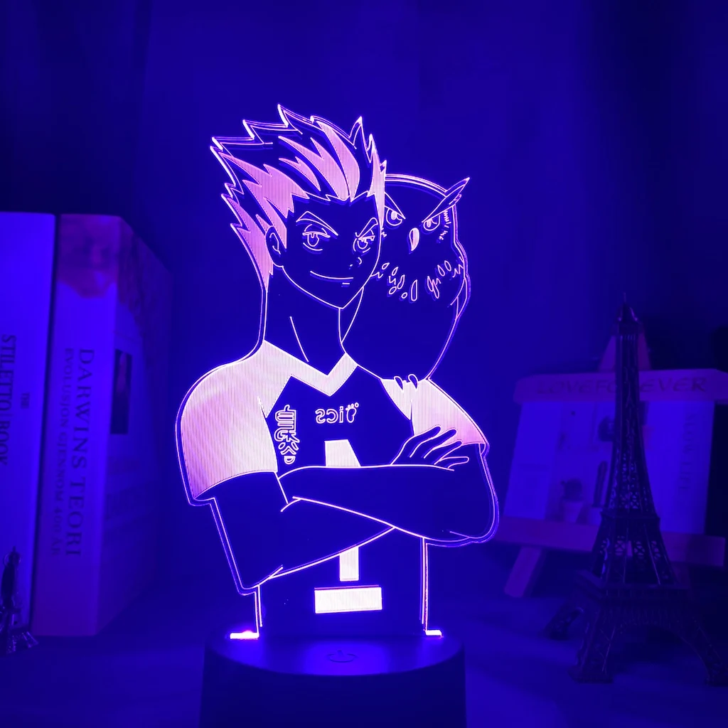 Anime Led Light Haikyuu Kotaro Bokuto for Bedroom Decor Birthday Gift Battery Powered Nightlight Manga Gadget Haikyu Night Lamp
Anime Led Light Haikyuu Kotaro Bokuto for Bedroom Decor Birthday Gift Battery Powered Nightlight Manga Gadget Haikyu Night Lamp