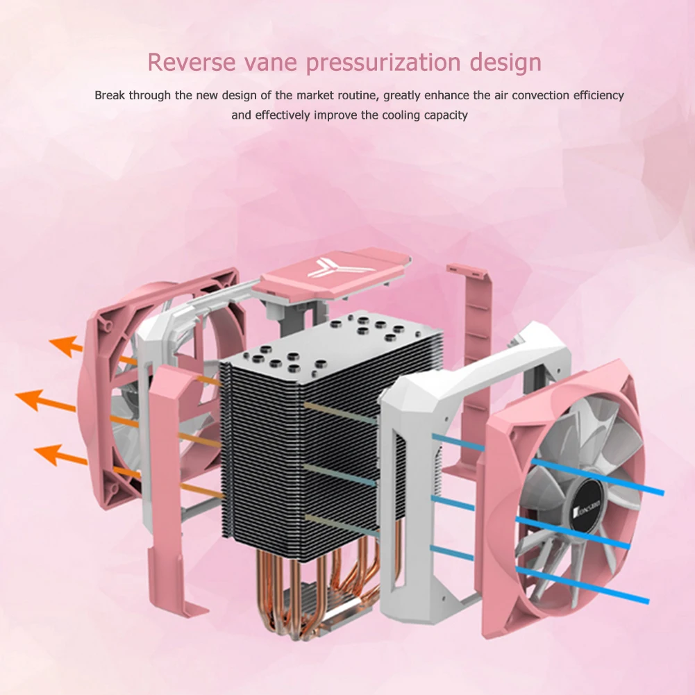 Jonsbo CR1100 6 Heat Pipe Radiator Tower CPU Cooler 12cm 5V 3pin ARGB Addressable Cooling PWM Fan For Intel 775 1155 1156 AM4
Jonsbo CR1100 6 Heat Pipe Radiator Tower CPU Cooler 12cm 5V 3pin ARGB Addressable Cooling PWM Fan For Intel 775 1155 1156 AM4