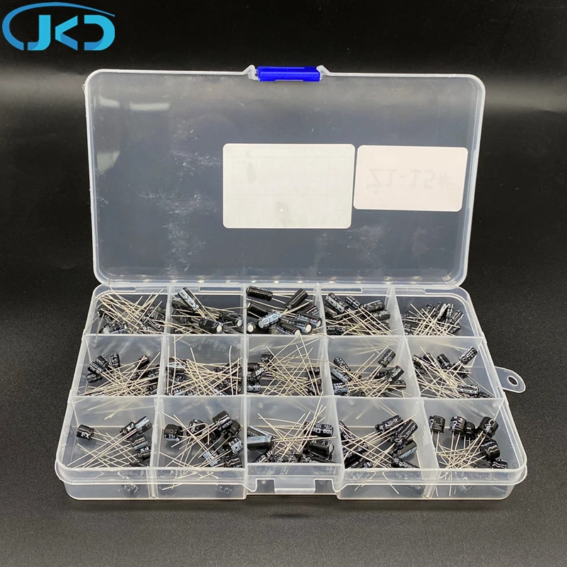 15values 200pcs High Quality Electrolytic Capacitor Organization Storage 0.1uF-220uF Capacitors Assortment Box Kit
15values 200pcs High Quality Electrolytic Capacitor Organization Storage 0.1uF-220uF Capacitors Assortment Box Kit