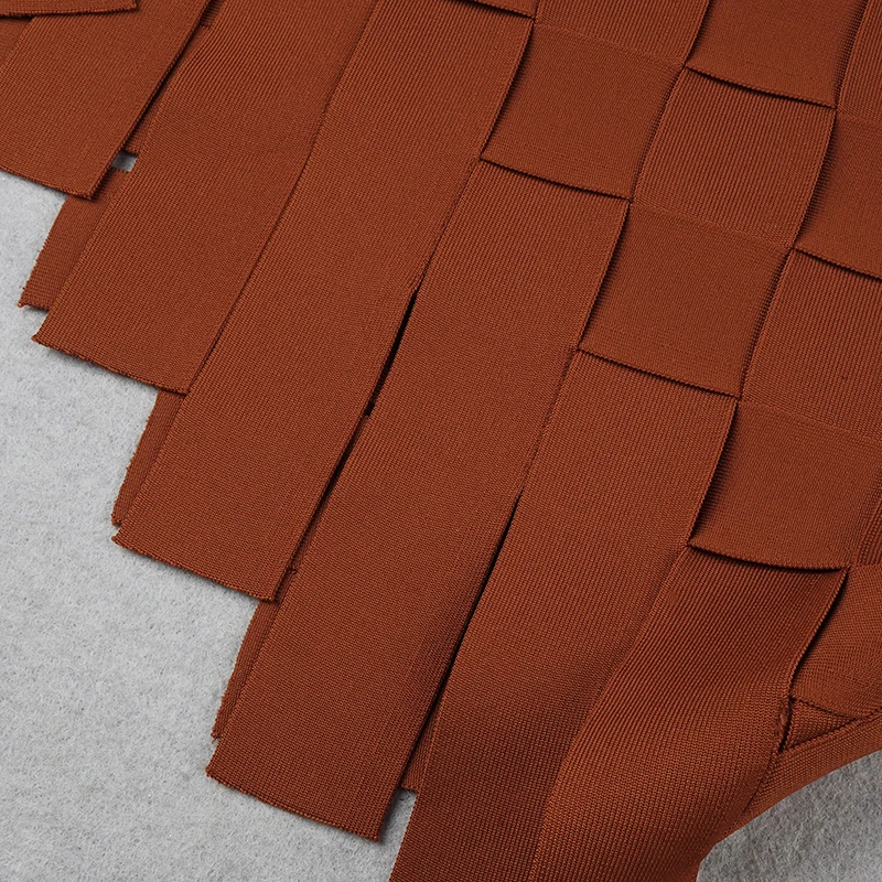 Free Shipping 2020 New Trendy Plaid Design Two Pieces Suit Tassels Celebrity Party Bandage Brown Tops Skirt Suit
Free Shipping 2020 New Trendy Plaid Design Two Pieces Suit Tassels Celebrity Party Bandage Brown Tops Skirt Suit