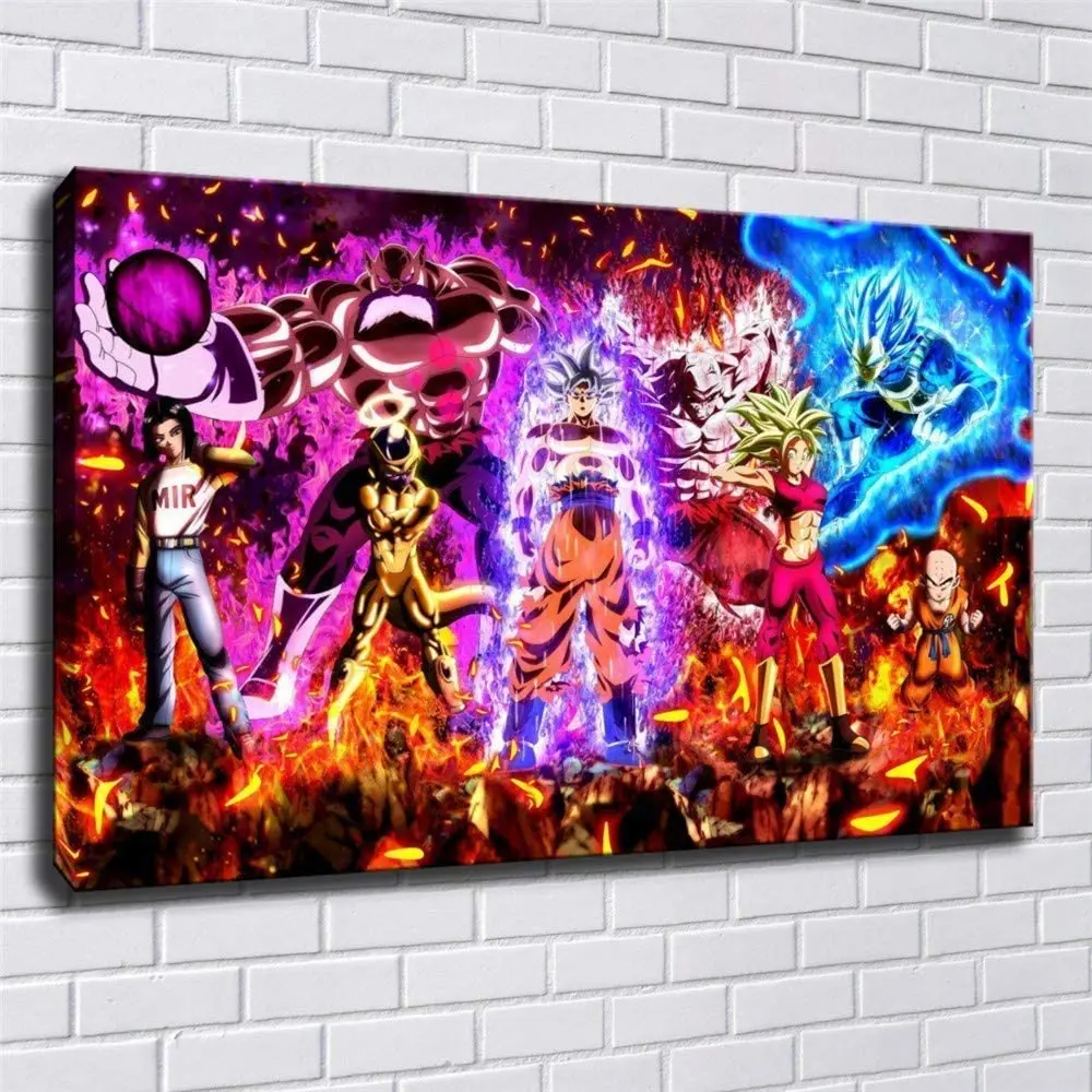 Goku Vs Jiren Art Home Wall Decorations For Bedroom Living Room Oil Paintings Canvas Prints
Goku Vs Jiren Art Home Wall Decorations For Bedroom Living Room Oil Paintings Canvas Prints