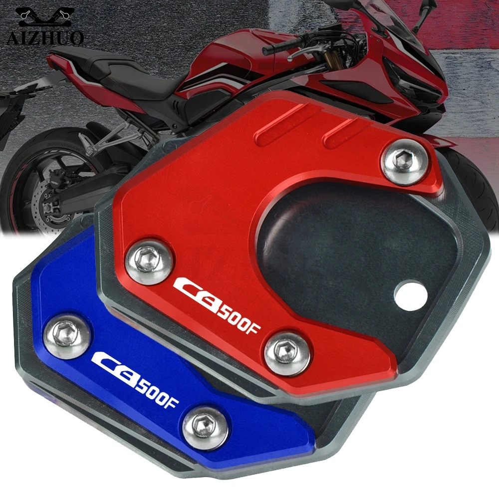 CB 500F Мотоцикл CNC боковые подставки удлинитель опорная пластина увеличитель подставка для HONDA CB500F CB500 F 2013-2021 2020 2019
CB 500F Мотоцикл CNC боковые подставки удлинитель опорная пластина увеличитель подставка для HONDA CB500F CB500 F 2013-2021 2020 2019