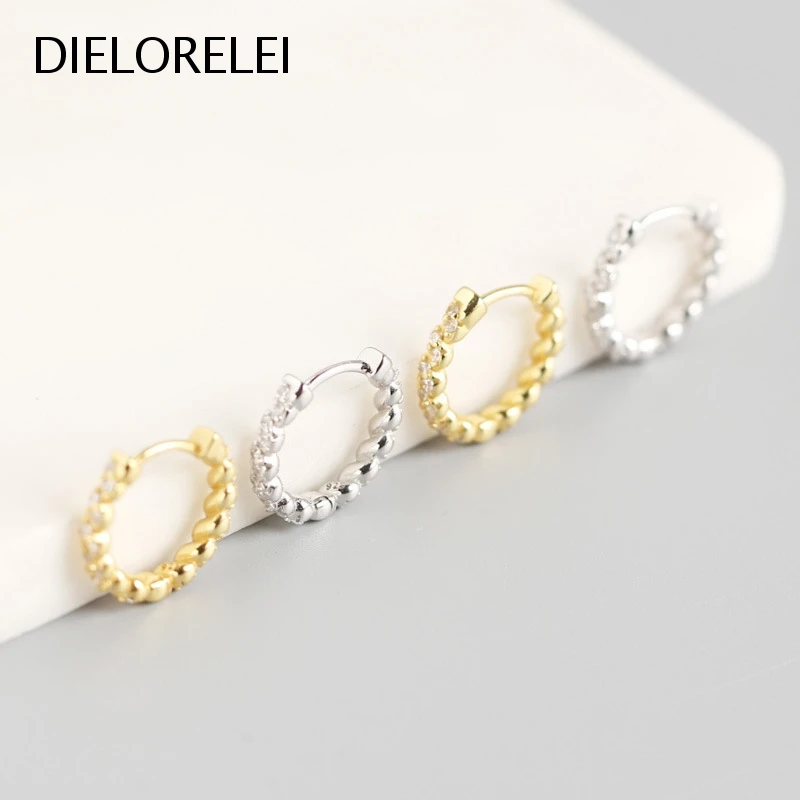 DIELORELEI 925 Sterling Silver Prevent Allergy Hoop Earrings Girls Temperament Eliminates Metal Allergies Accessories Gift
DIELORELEI 925 Sterling Silver Prevent Allergy Hoop Earrings Girls Temperament Eliminates Metal Allergies Accessories Gift