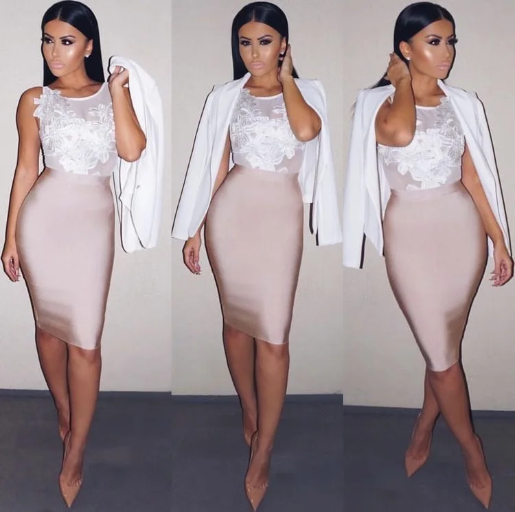 11 Colors Solid Nude Sexy Summer Bodycon Party Bandage Skirts Women 2020 White Black Beige Red Pencil Skirts 60cm
11 Colors Solid Nude Sexy Summer Bodycon Party Bandage Skirts Women 2020 White Black Beige Red Pencil Skirts 60cm