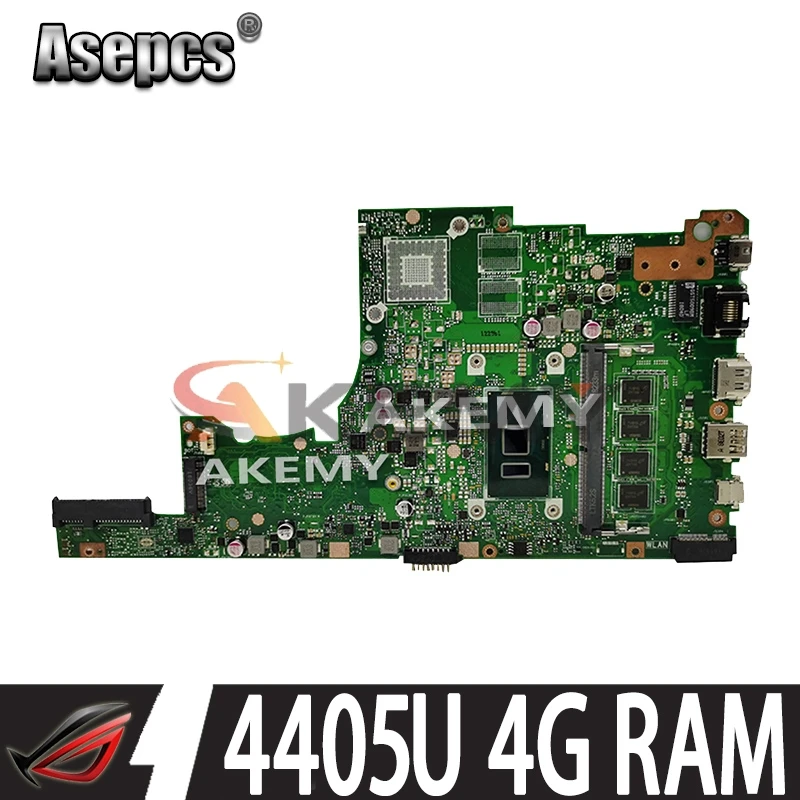SAMXINNO For Asus X405U X405UA X405UN X405UR X405URR X405UQ X405URP X405UF Laotop Mainboard X405UA Motherboard 4GB RAM 4405U CPU
SAMXINNO For Asus X405U X405UA X405UN X405UR X405URR X405UQ X405URP X405UF Laotop Mainboard X405UA Motherboard 4GB RAM 4405U CPU